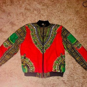 Men's Dashiki Pride Bomber Jacket